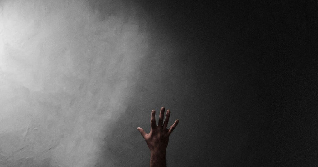 ON HIS WAY TO THE GRAVE MAN RISES FROM THE DEAD